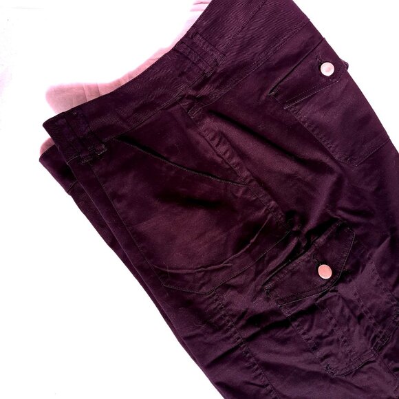 Venezia Womens Black Cargo Bermuda Shorts with Zipper Detail & Pockets Casual We - Picture 5 of 8
